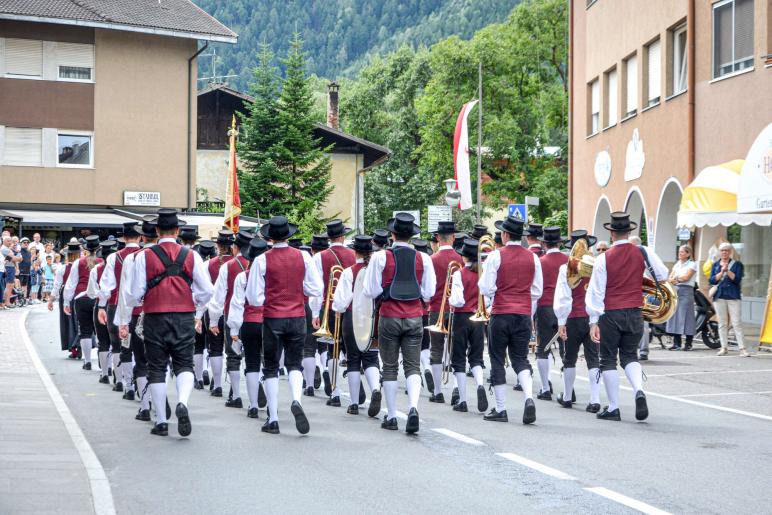 Bürgerkapelle Latsch, 250 Jahre, Festumzug, 06.08.23; Fotos: Michael