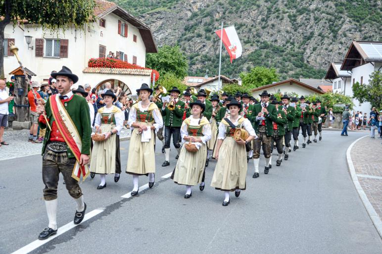 Bürgerkapelle Latsch, 250 Jahre, Festumzug, 06.08.23; Fotos: Michael