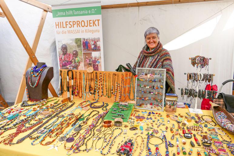 Bunter Herbstmarkt im Städtchen Glurns (8. Oktober 2022); Fotos: Sepp