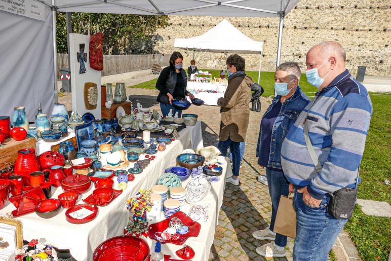 Bunter Herbstmarkt in Glurns am 10. Oktober 2020; Fotos: Sepp