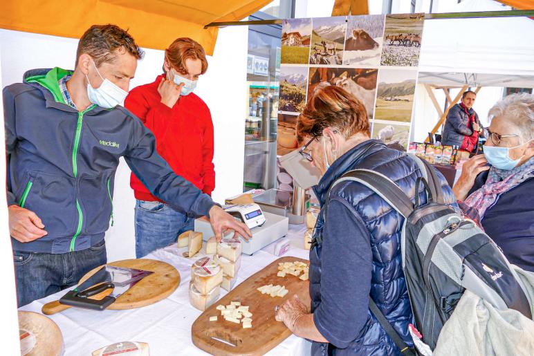 Bunter Herbstmarkt in Glurns am 10. Oktober 2020; Fotos: Sepp