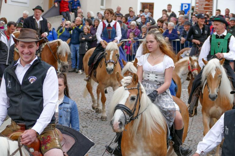 Haflinger-Umzug in Schluderns (01.06.2024); Fotos: Sepp