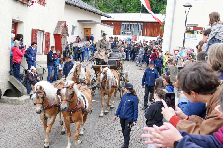 Haflinger-Umzug in Schluderns (01.06.2024); Fotos: Sepp