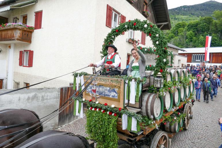 Haflinger-Umzug in Schluderns (01.06.2024); Fotos: Sepp