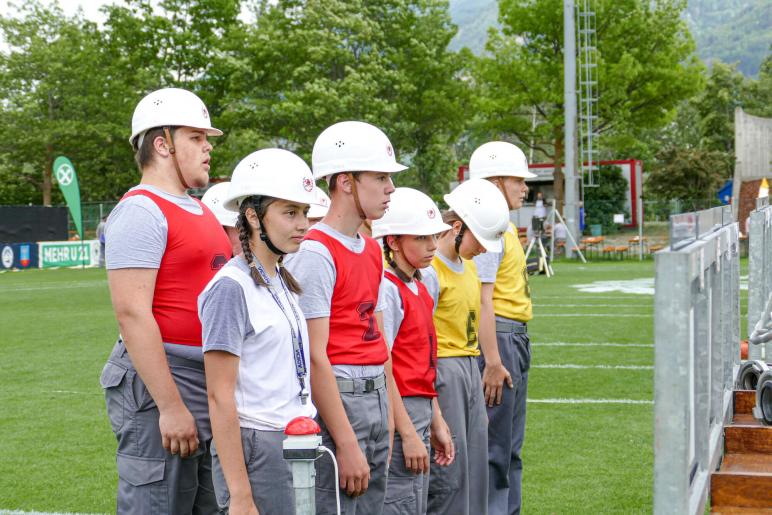 Landes-Jugendfeuerwehrleistungsbewerb 2023 in Prad; Fotos: Sepp