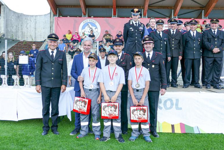 Landes-Jugendfeuerwehrleistungsbewerb 2023 in Prad; Fotos: Sepp