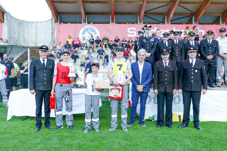 Landes-Jugendfeuerwehrleistungsbewerb 2023 in Prad; Fotos: Sepp