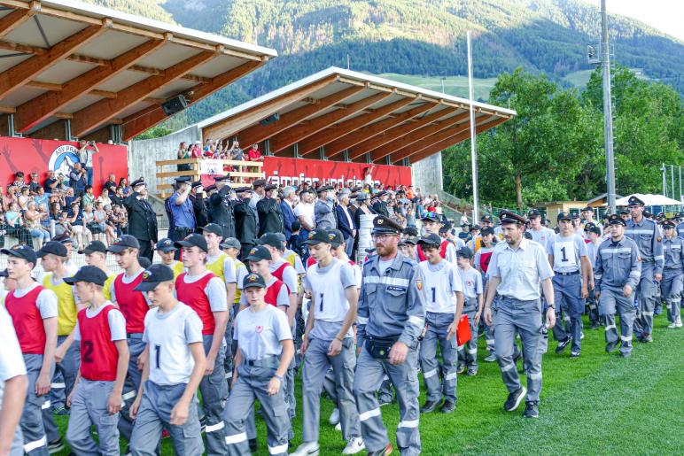 Landes-Jugendfeuerwehrleistungsbewerb 2023 in Prad; Fotos: Sepp