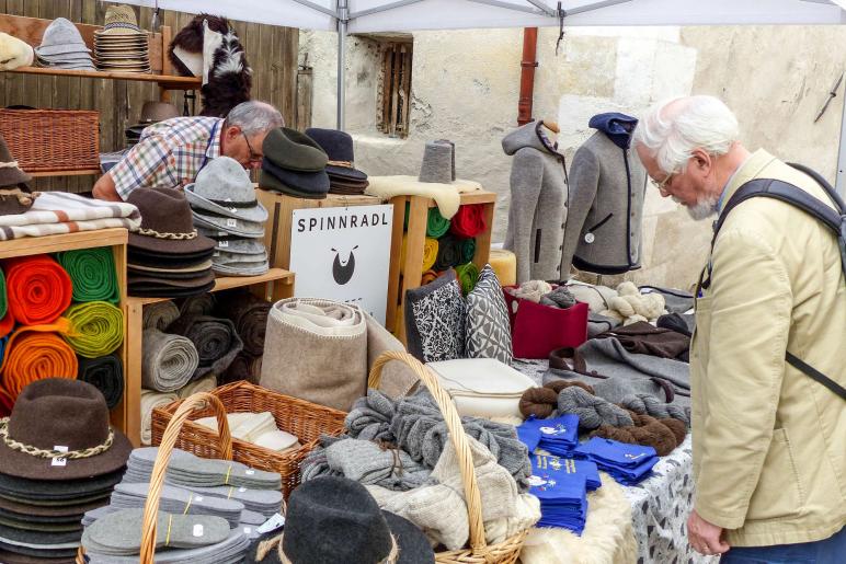 Mittelalter und altes Handwerk in Glurns beim Laubenmarkt am 15.06.2019. Fotos: Sepp