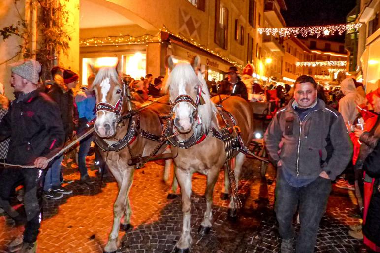 Nikolauseinzug in Schlanders, 5. Dezember 2019. Fotos: Sepp