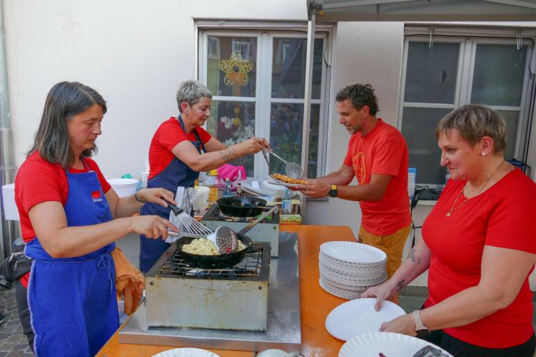 „Platzl Feschtl“ zum Auftakt des Prader Marktquintetts (18.07.2024); Fotos: Sepp