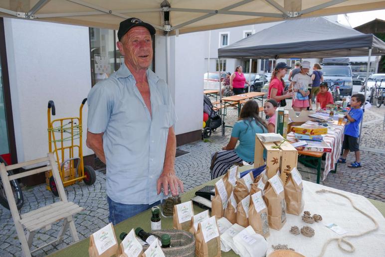 „Platzl Feschtl“ zum Auftakt des Prader Marktquintetts (18.07.2024); Fotos: Sepp