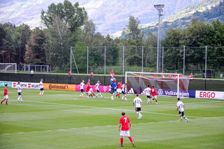 Prad: Deutschland (U21) gegen Vinschgau Auswahl; Fotos: Michael