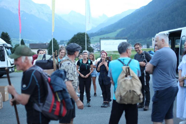 Schmugglerwanderung in Stilfs; Fotos: Toni Bernhart