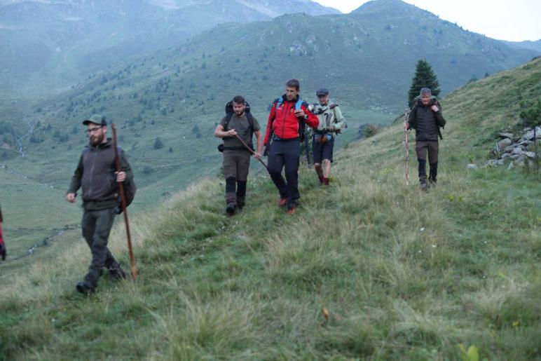 Schmugglerwanderung in Stilfs; Fotos: Toni Bernhart