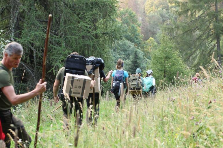 Schmugglerwanderung in Stilfs; Fotos: Toni Bernhart