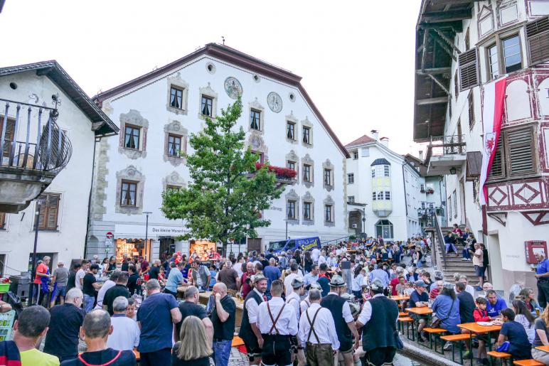 Tiroler Abend (Malser Sommer) und Abendmarkt am 7. Juli 2023 in Mals; Fotos: Sepp