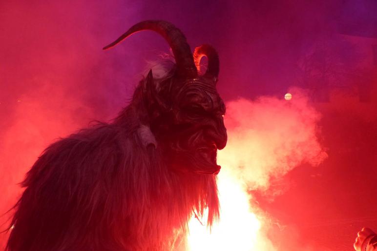 Tuifl- und Krampustreffen in Latsch; 17.11.2018; Fotos: Sepp