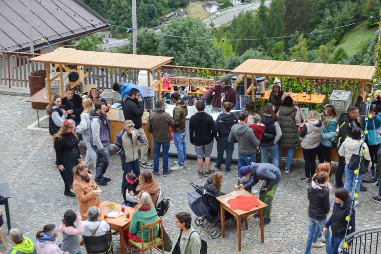 Zu Gast in Stilfs, Streumarkt, 14.09.; Fotos: Michael